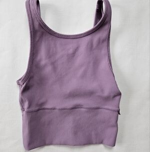 LULULEMONPower Pivot Tank Top Ribbed In Wisteria Purple